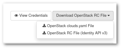 OpenStack RC File